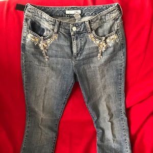 Chico’s Bedazzled denim jeans size 0